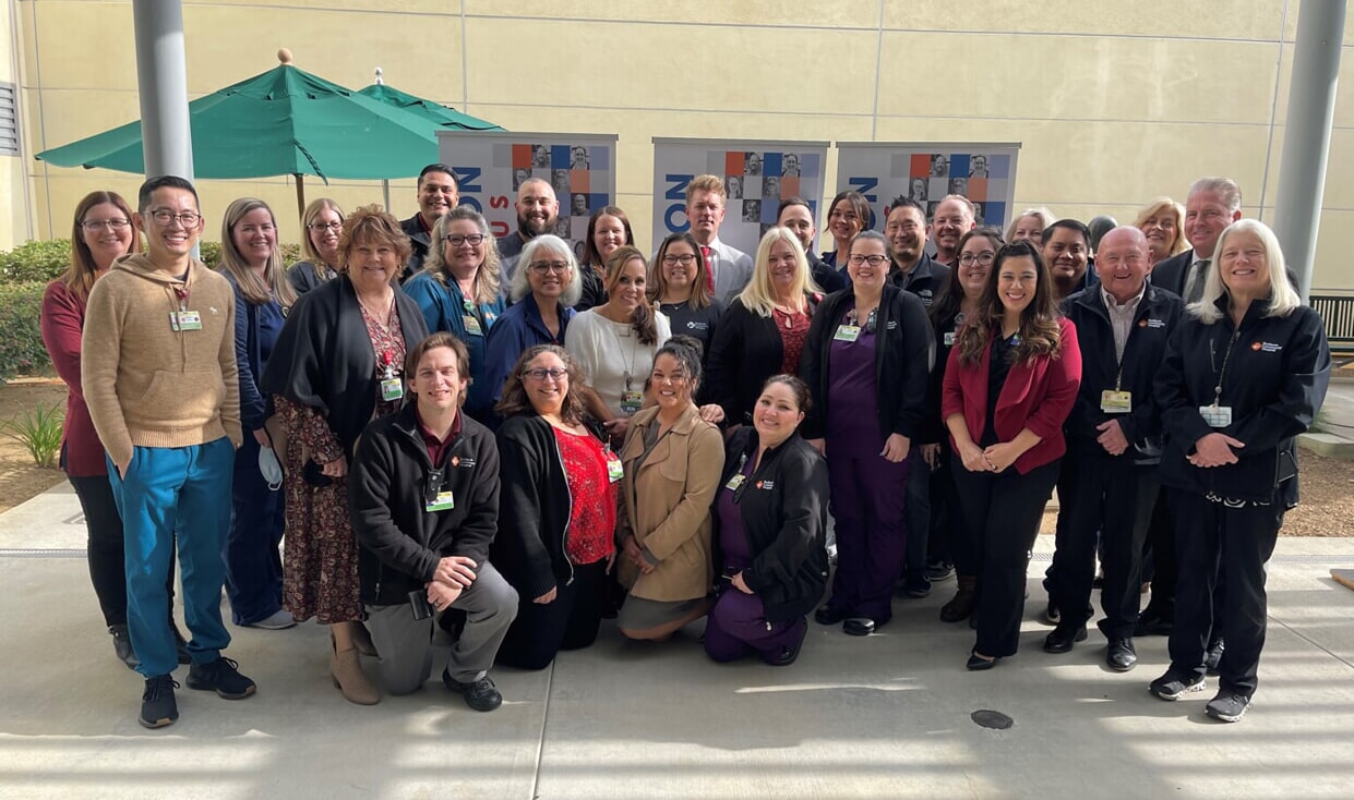 group photo of Redland Hospital employee donors